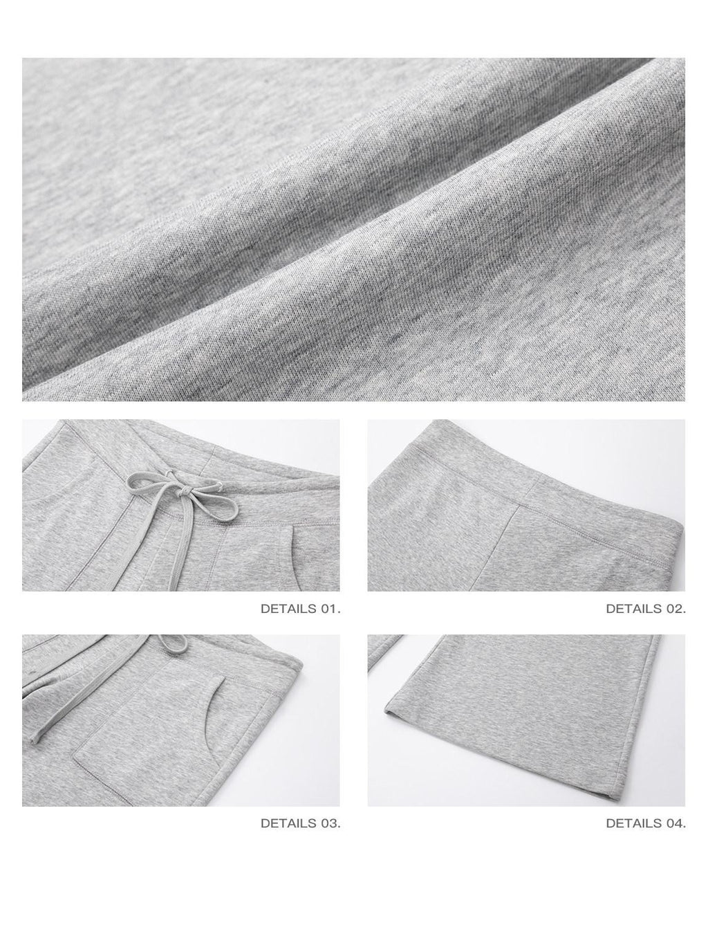 iamxiaa Low Waist Drawstring Square Patch Micro Flare Women's Cotton Sweatpants/joggers
