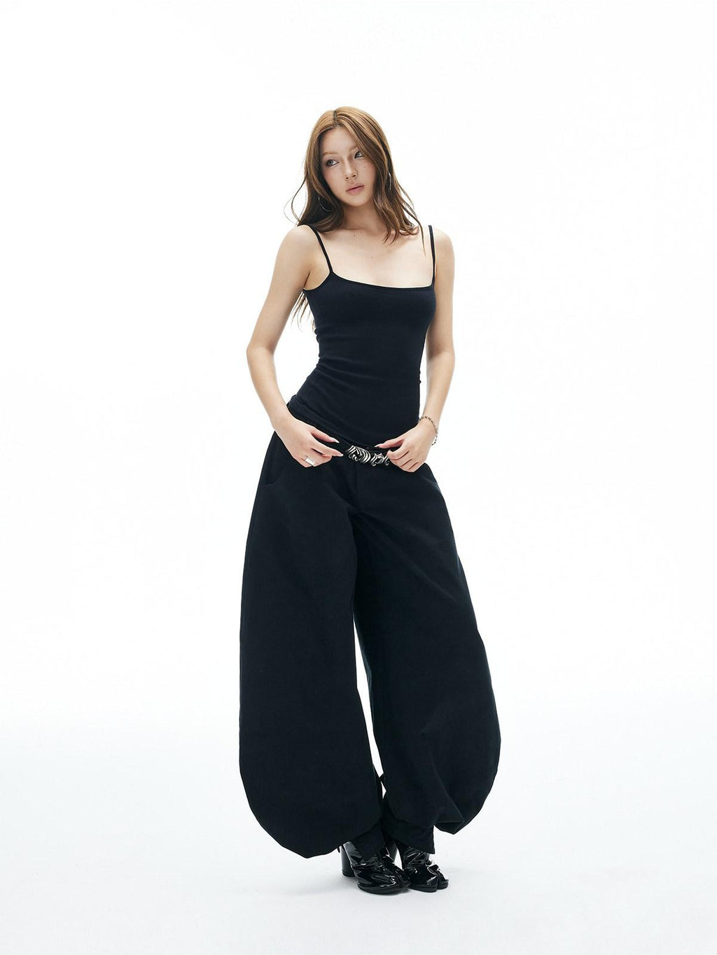 iamxiaa Ribbed Reversible U Neck Slim Fit Women's High Cotton Knit Camisoles