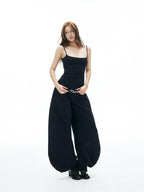 iamxiaa Ribbed Reversible U Neck Slim Fit Women's High Cotton Knit Camisoles