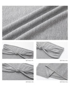 iamxiaa Ruched Twist Knot Bow Straight Neck Women's Stretch Slim Fit Tank Tops