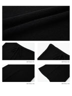 iamxiaa Textured Boucle Bodycon Back Slit Drawstring Drapey Women's Knit Maxi Skirts