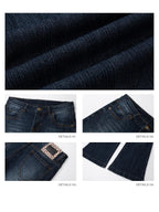 iamxiaa Vertical Ribbed Yellow Topstitch Low Rise Washed Women's Denim Flare Jeans