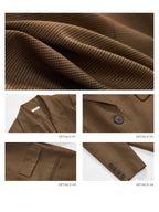iamxiaa Yellow Brown Houndstooth Wide Shoulder Notch Lapel Women's Tweed Casual Jackets
