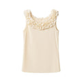 someonesometimes_3D_Embellished_Lettuce_Trim_Slim_Fit_Office_Viscose_Light_Yellow_Tank_Tops_MISSTT