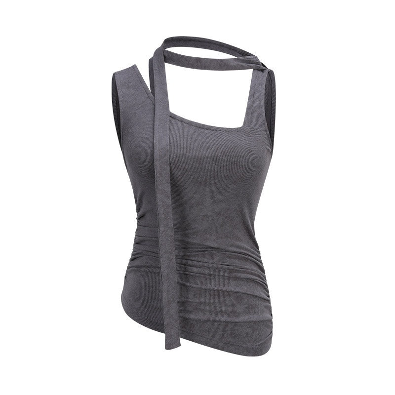 someonesometimes_Asymmetric_Original_Slim_Fit_Strappy_Solid_Viscose_Spandex_Stretch_Tank_Tops_MISSTT