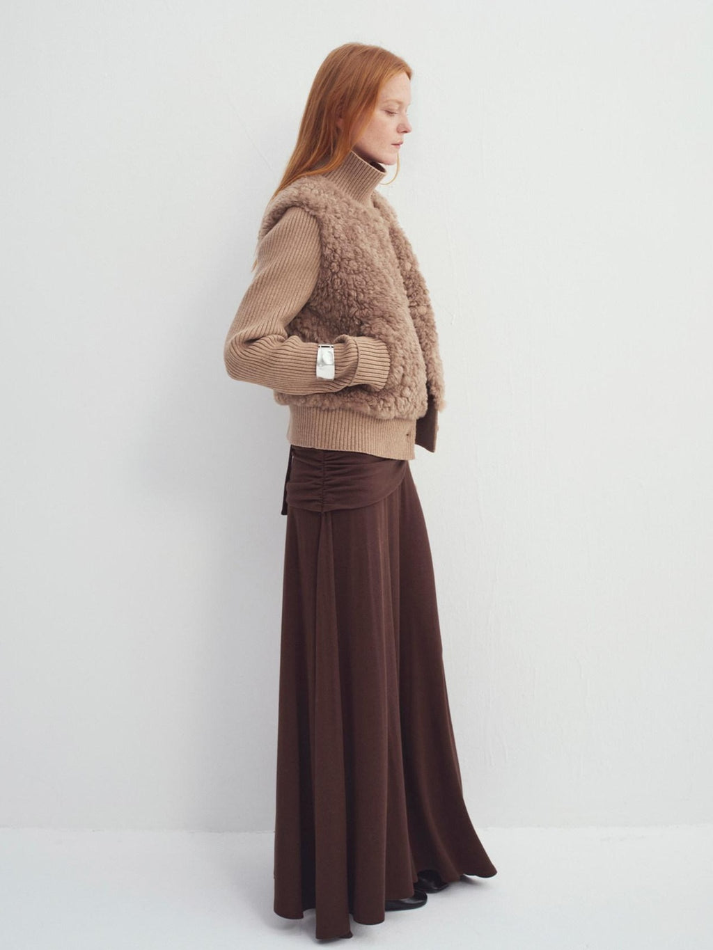 someonesometimes Casual Loose Fit Layered Stand Collar Button Polyester Women Cropped Jackets