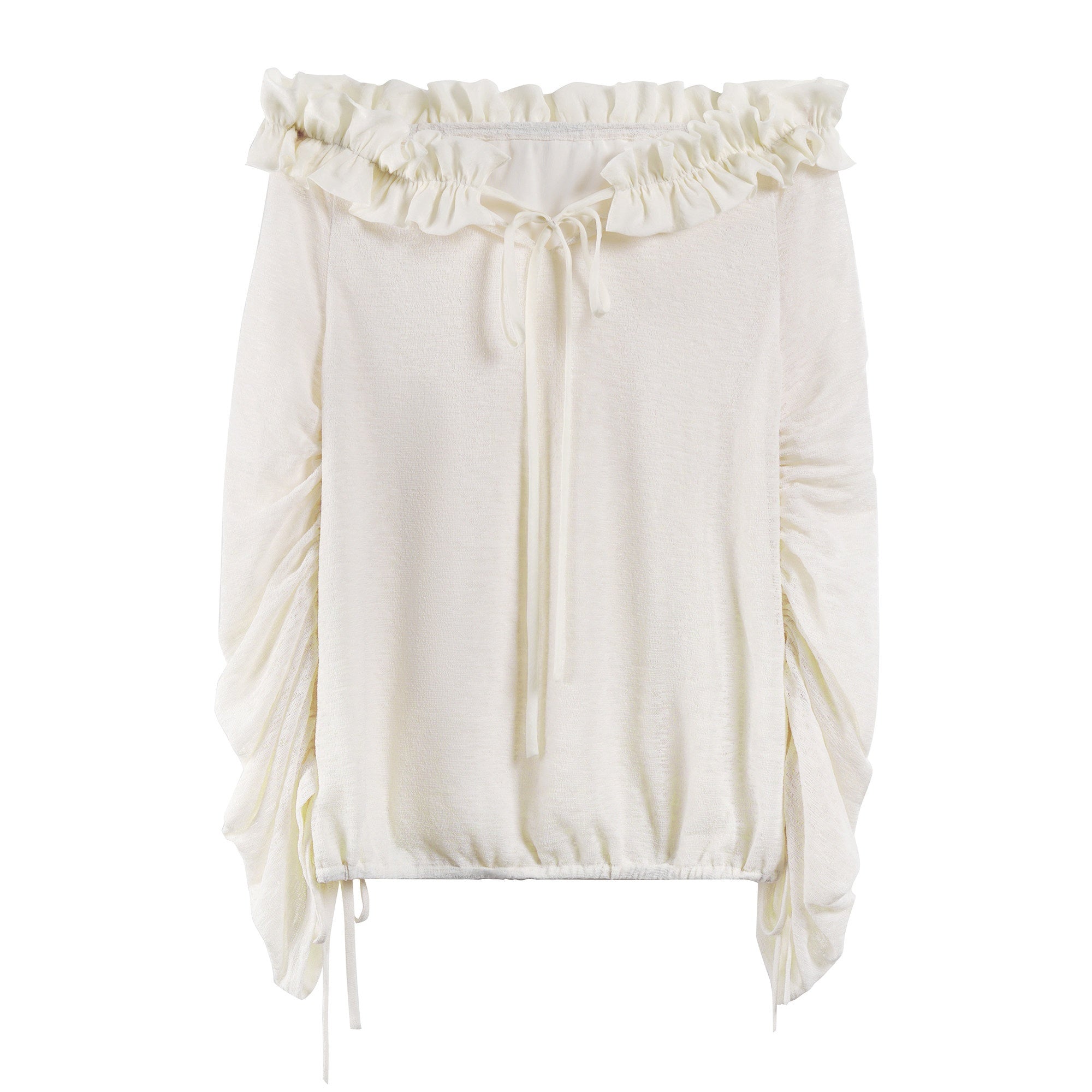 someonesometimes_Cozy_Polyester_Solid_Casual_Straight_Fit_Long_Sleeve_Women_Off_Shoulder_Crop_Tops_MISSTT