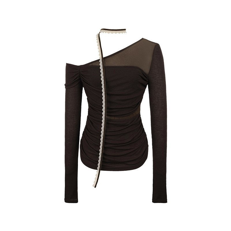 someonesometimes_Cozy_Wool_Blend_Asymmetrical_Slim_Knit_Long_Sleeve_For_Women_Dark_Brown_Sweater_MISSTT