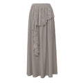 someonesometimes_High_Waist_Lace_Slim_A_Line_Back_Zipper_Cotton_Linen_Blend_Moss_Gray_Maxi_Skirts_MISSTT