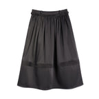 someonesometimes_Lace_Patchwork_Pleated_A_Line_Mid_Waist_Casual_Dark_Teal_Midi_Skirts_MISSTT