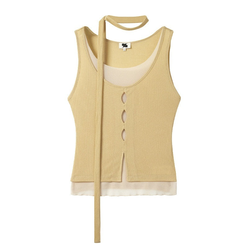 someonesometimes_Lightweight_Lyocell_Slim_Fit_Mesh_Cutout_Cami_Women_Goose_Yellow_Tank_Tops_MISSTT