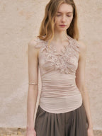 someonesometimes Lightweight Viscose Slim Fit Strappy Pullover Women Lotus Pink Camisole
