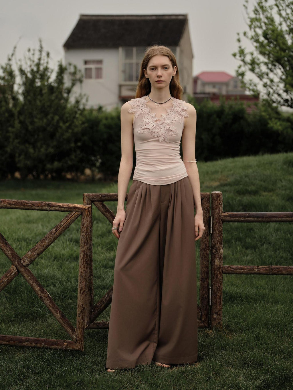 someonesometimes Lightweight Viscose Slim Fit Strappy Pullover Women Lotus Pink Camisole