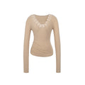 someonesometimes_Lyocell_Wool_Blend_V-neck_Slim_Fit_Knit_Women_Beige_Cross_Print_Long_Sleeve_T-Shirts_MISSTT