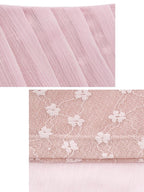 someonesometimes Patchwork Asymmetrical Halter Loose Women Mist Pink Off Shoulder Crop Tops