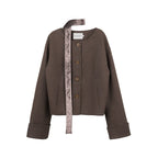 someonesometimes_Polyester_Button_Front_Halter_Loose_Casual_Brown_Striped_Womens_Cropped_Jackets_MISSTT