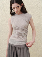 someonesometimes Rhinestone Galaxy Slim Asymmetrical Neck Cotton Women Off Shoulder Crop Tops