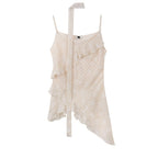 someonesometimes_Ruffled_V-neck_Slim_Fit_Floral_Plaid_Built_In_Bra_Oatmeal_Beige_Camisoles_MISSTT