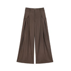 someonesometimes_Shape_Retaining_Pleated_Natural_Waist_Brown_Striped_Poly_Stretch_Wide_Leg_Pants_MISSTT