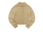 someonesometimes_Soft_Acrylic_Long_Sleeve_Button_Front_Slim_Fit_Womens_Mustard_Yellow_Cardigans_MISSTT