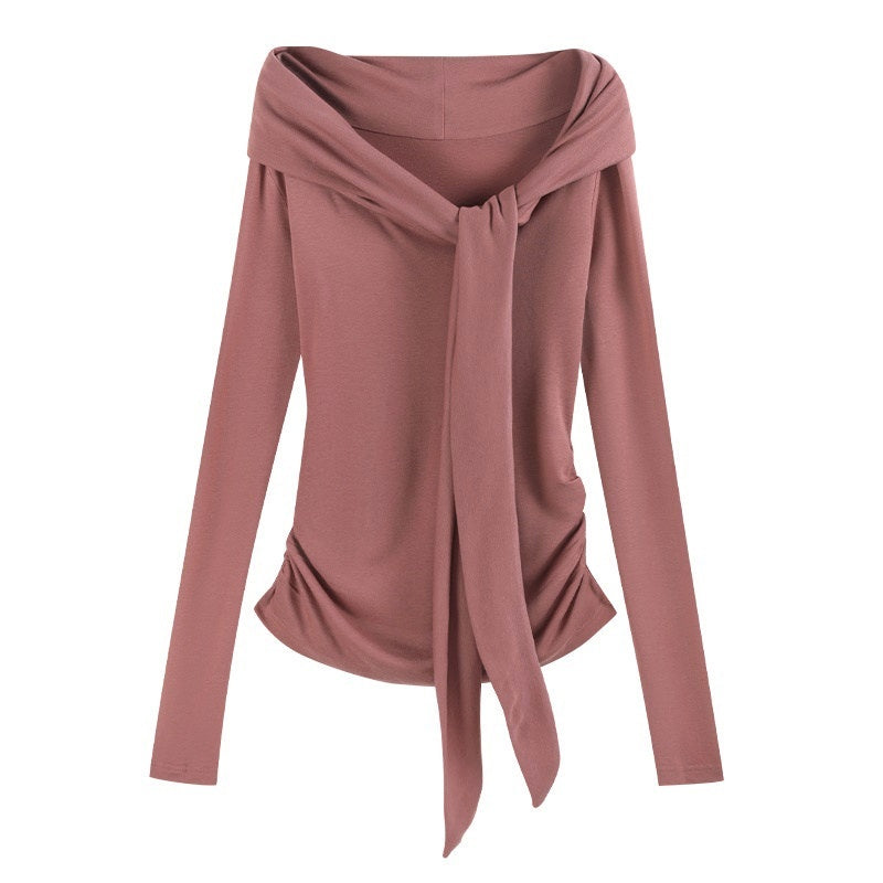 someonesometimes_Soft_Lyocell_Wool_Blend_Slim_Waist_Boatneck_Knit_Office_Women_Sweater_MISSTT