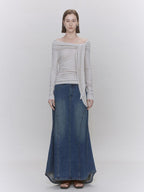 someonesometimes Soft Lyocell Wool Blend Slim Waist Boatneck Knit Office Women Sweater