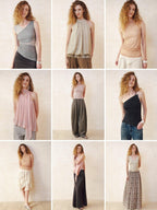 someonesometimes Soft Lyocell Wool Blend Slim Waist Boatneck Knit Office Women Sweater