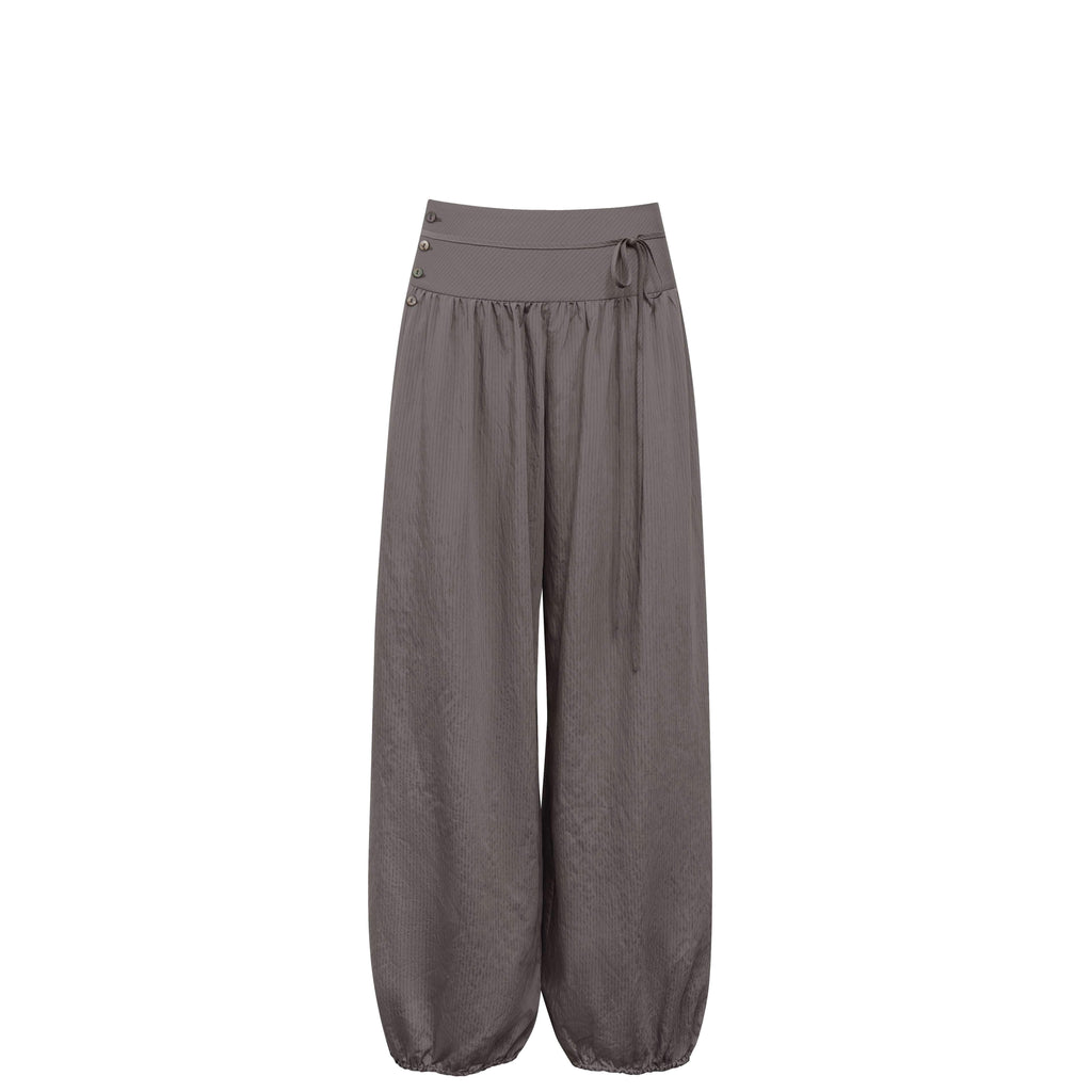 someonesometimes_Soft_Modal_Lantern_Natural_Waist_Button_Fly_Women_Smoke_Gray_Wide_Leg_Pants_MISSTT