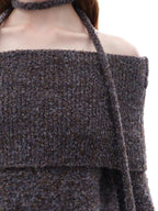 someonesometimes Soft Wool Blend Loose Sweet Princess Pullover Boat Neck Women Sweaters