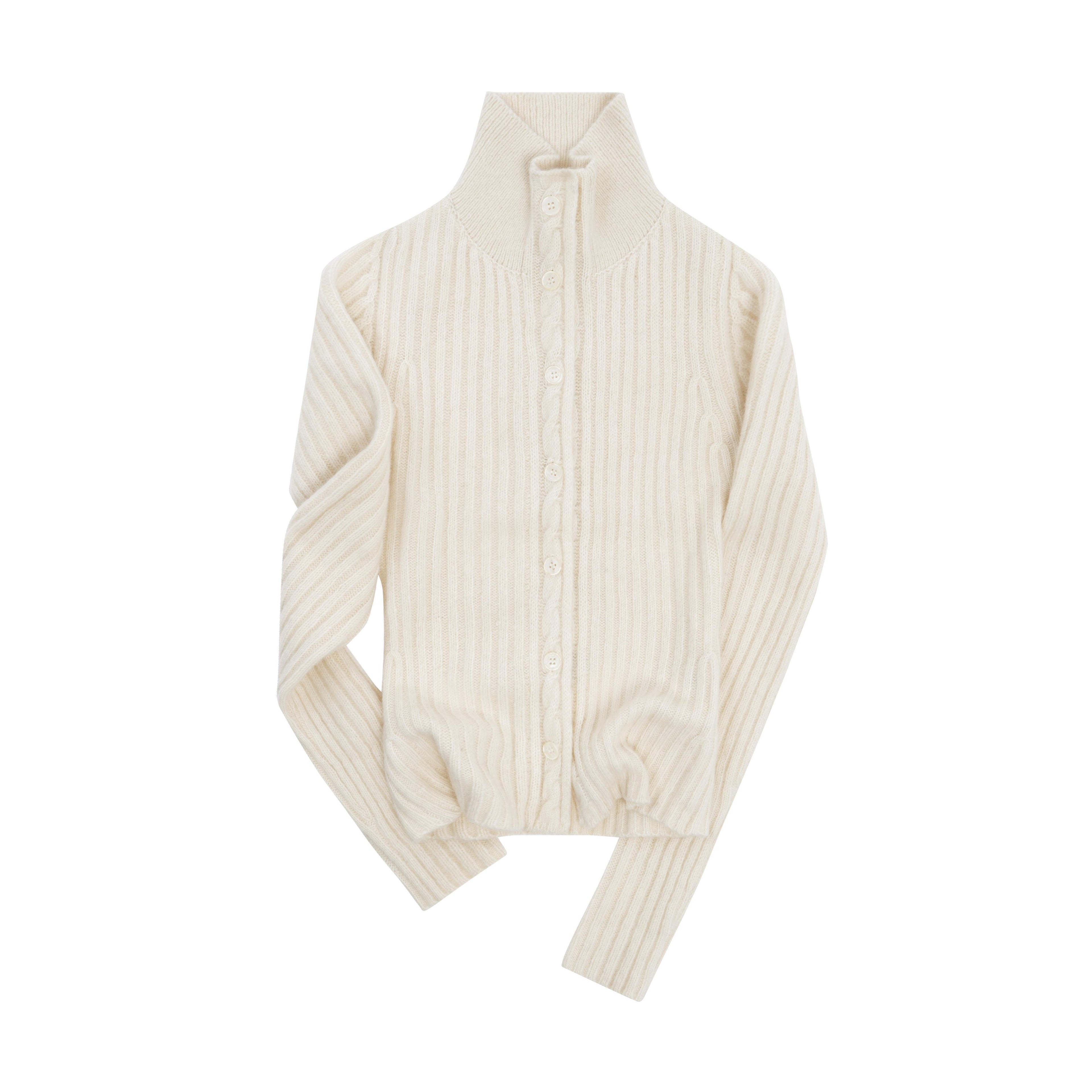 someonesometimes_Soft_Wool_Cotton_Blend_Slim_Fit_Side_Slit_Cropped_Button_Crewneck_Womens_Cardigans_MISSTT