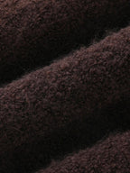 someonesometimes V-neck Wool Blend Pullover Commuter Chic Regular Fit Knit Skirt Top & Skirt Sets