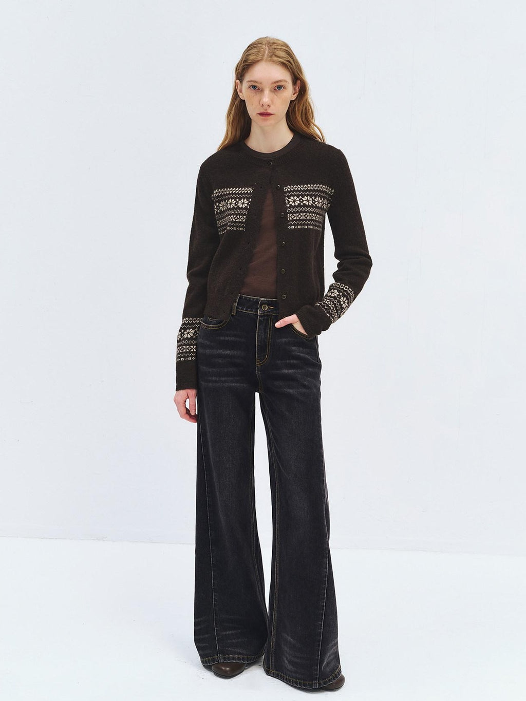 someonesometimes Washed High Waist Slim Retro Button Fly Womens Dark Gray Jeans