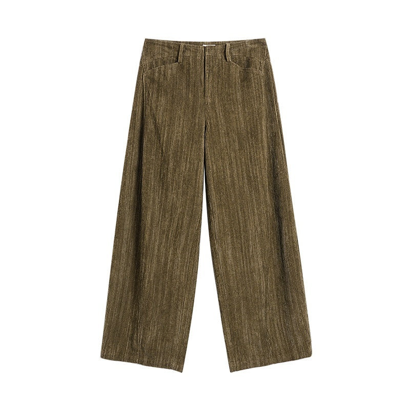 someonesometimes_Washed_Pure_Cotton_Vintage_Balloon_Natural_Waist_Moss_Green_Casual_Sweatpants_MISSTT