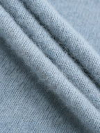 someonesometimes Wool Blend Slim Fit Casual Knit Angled Neck One Shoulder Women Tops Sweaters