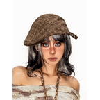 sugartiger_Caramel_Leopard_Accent_Vintage_Plaid_Flat_Top_Newsboy_Street_Women's_Berets_1045544022548_MISSTT