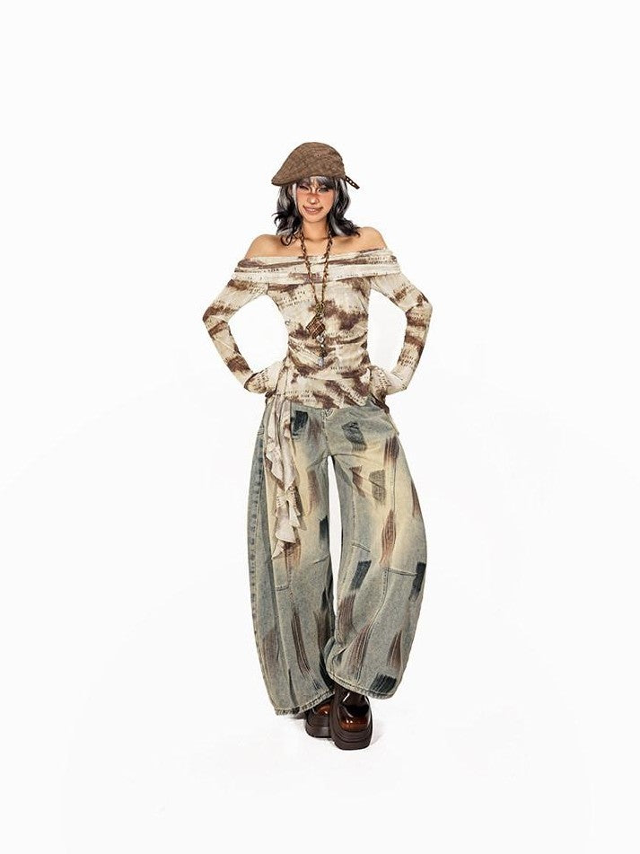 sugartiger Caramel Leopard Accent Vintage Plaid Flat Top Newsboy Street Women's Berets