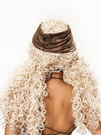 sugartiger Caramel Leopard Distressed Nepali Vintage Women's Hair Accessories