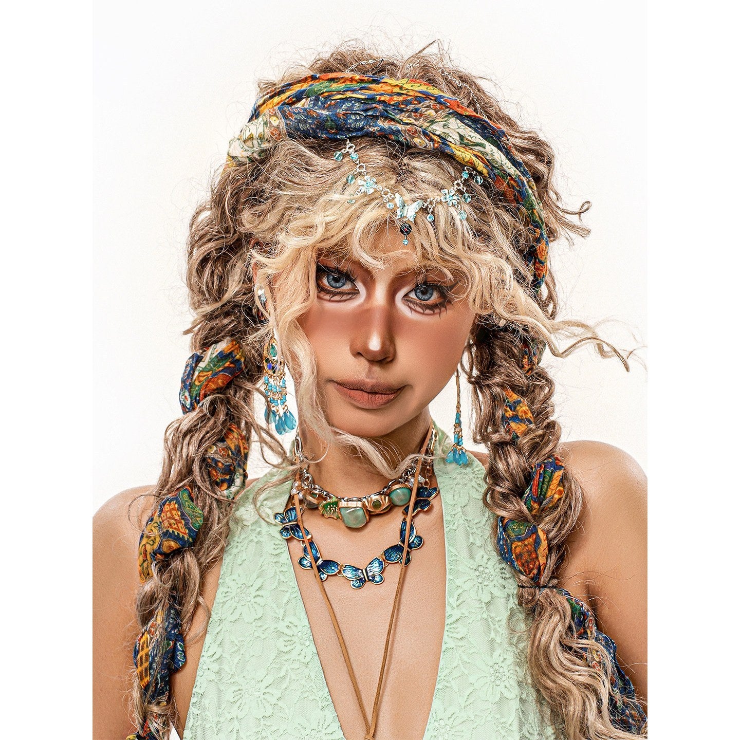 sugartiger_Caramel_Leopard_Dunhuang_Bohemian_Print_Long_Twisted_Women's_Hair_Accessories_1036240964850_MISSTT