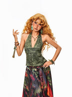 sugartiger Caramel Leopard Green Butterfly Bohemian Ethnic Collarbone Women's Pendants