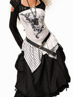 sugartiger Caramel Leopard Metal Buckle Studded Patchwork Vintage Punk Women's Belts