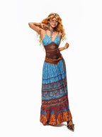 sugartiger Caramel Leopard Northwest Ethnic Handmade Crochet Woven Vintage Women's Belts