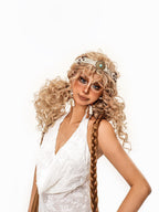 sugartiger Caramel Leopard Print Handwoven Bohemian Ethnic Women's Headdresses