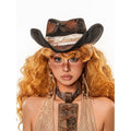 sugartiger_Caramel_Leopard_Print_Vintage_Distressed_Wide_Brim_Flat_Top_Women's_Cowboy_Hats_1056596614673_MISSTT
