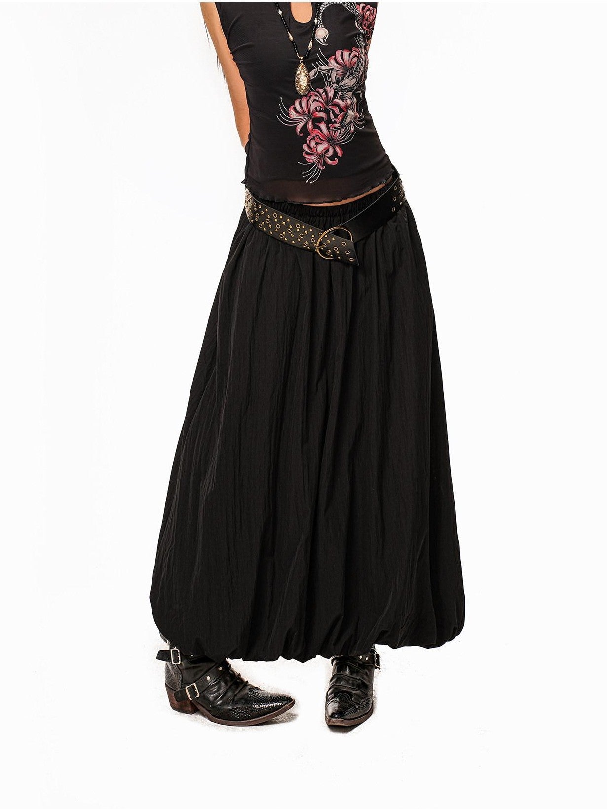 sugartiger Caramel Leopard Spliced Studded Western Punk Women's Wide Waist Cincher Belts