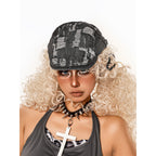 sugartiger_Caramel_Leopard_Washed_Adjustable_Flat_Top_Painter_Visor_Women's_Denim_Berets_1038054921156_MISSTT
