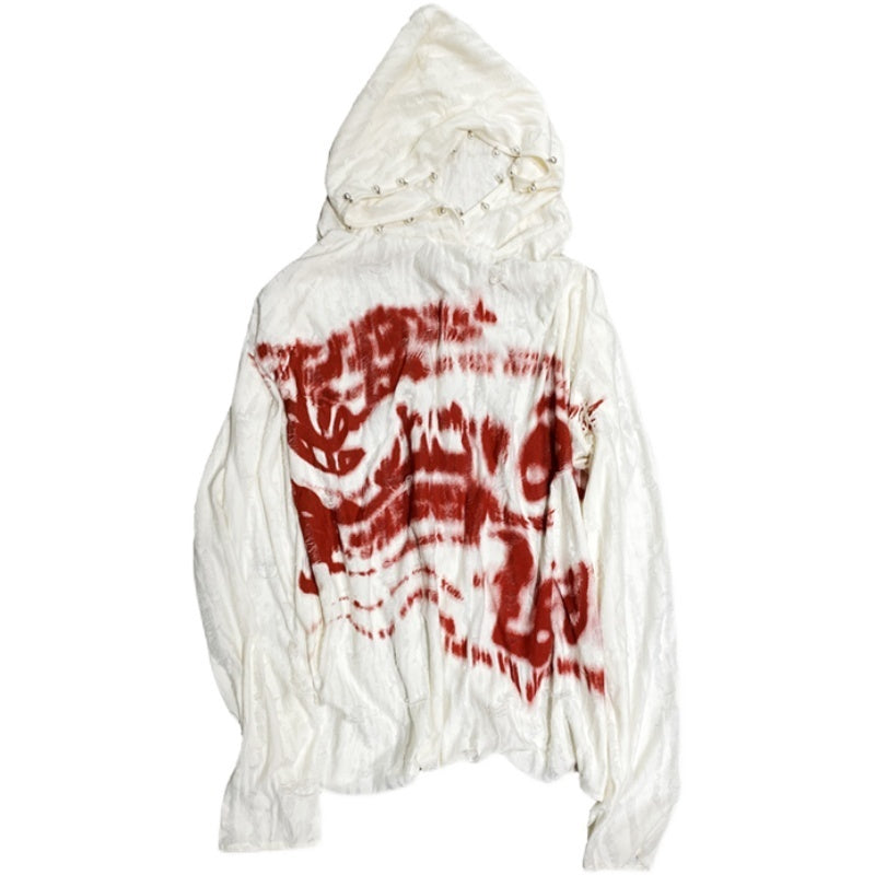 triSEGG_Blood_Text_Print_Pearl_Button_Rock_Punk_Women's_Polyester_Hoodies_730513957840_MISSTT