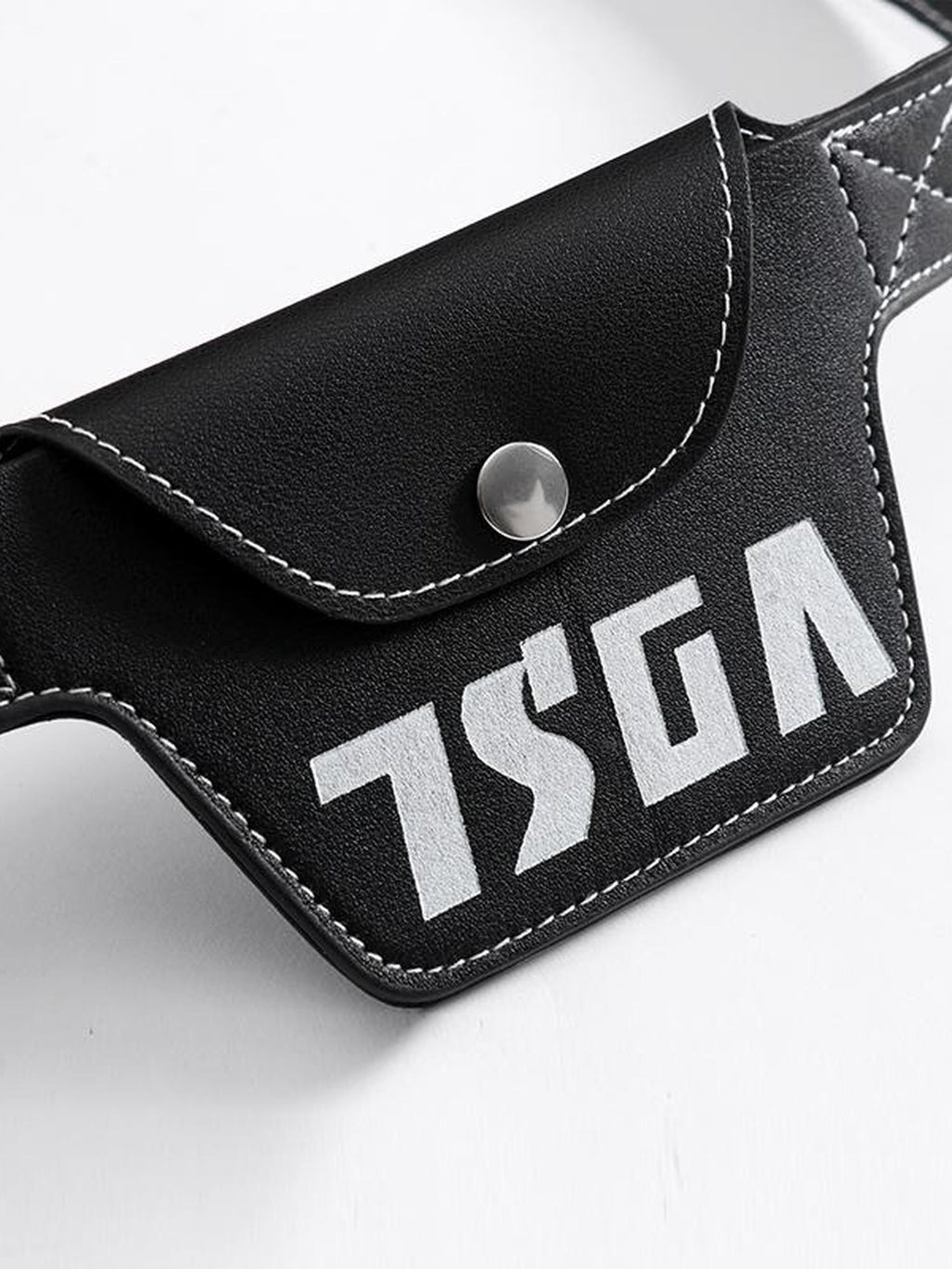 triSEGG Embossed Small Pocket Composite Pu Leather Women's Belts