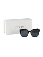 triSEGG Futuristic Metal Square Resin Women's Sunglasses