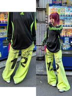 triSEGG Printed Drawstring Straight Leg Cotton Women's Sweatpants