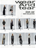 wear And tear Faux Fur Stand Collar Zip Loose Street Punk Women's Polyester Cropped Jackets
